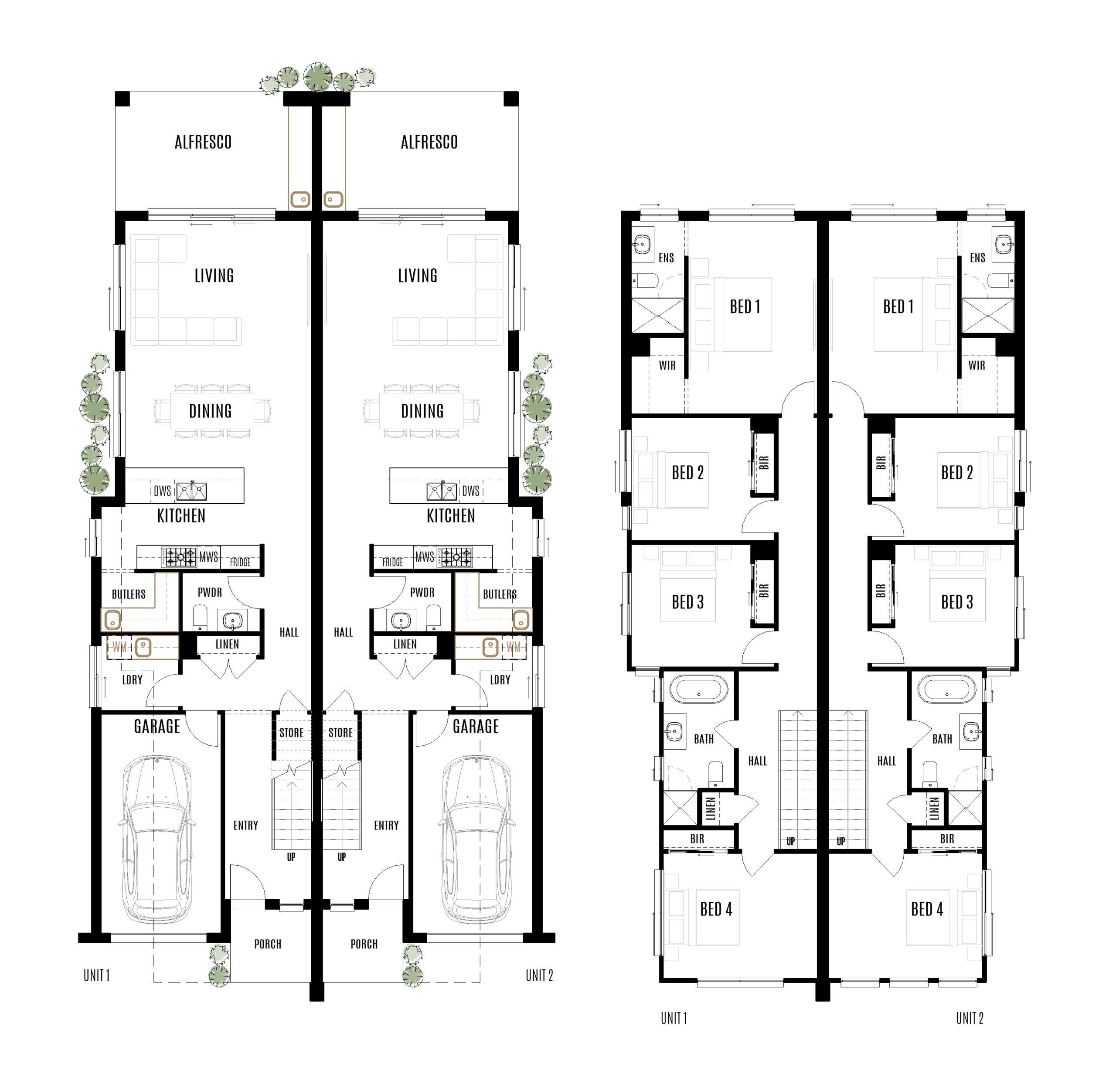 Duplex Floor Plan Image Fullscreen